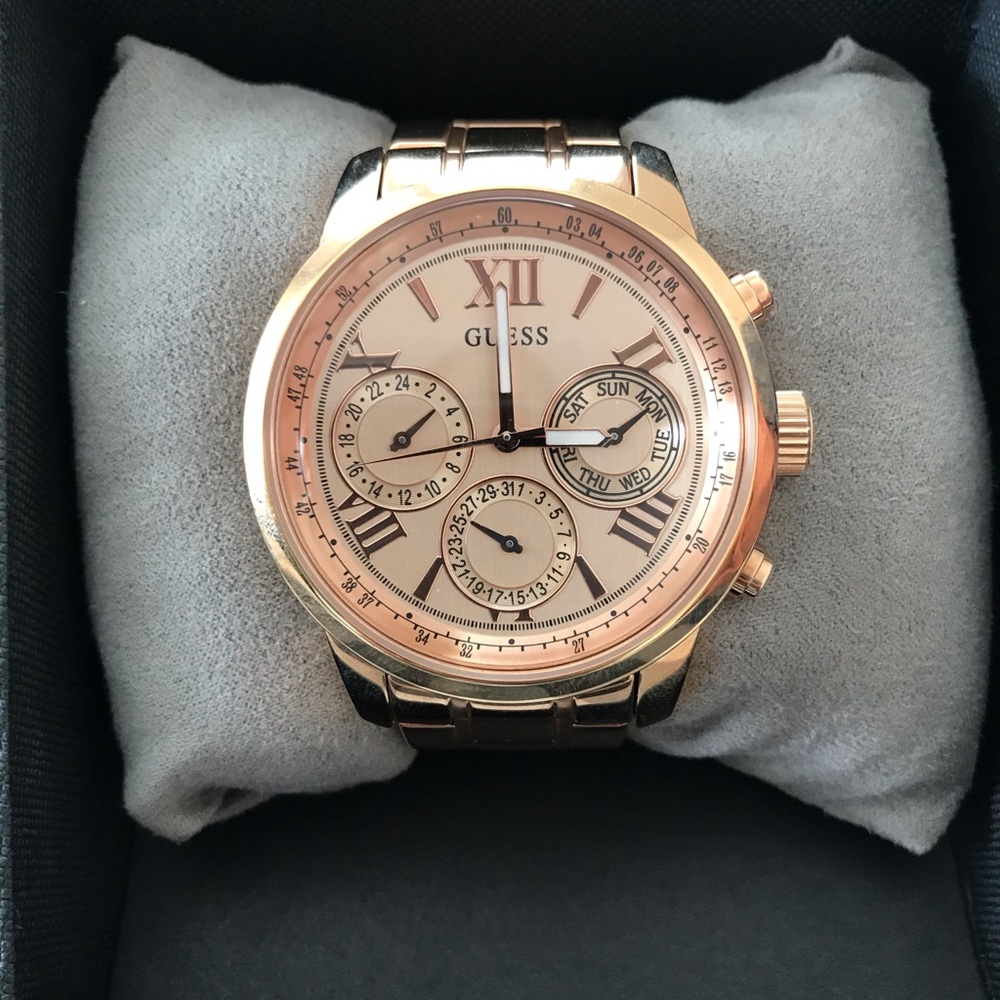 Rose Gold Guess Watch